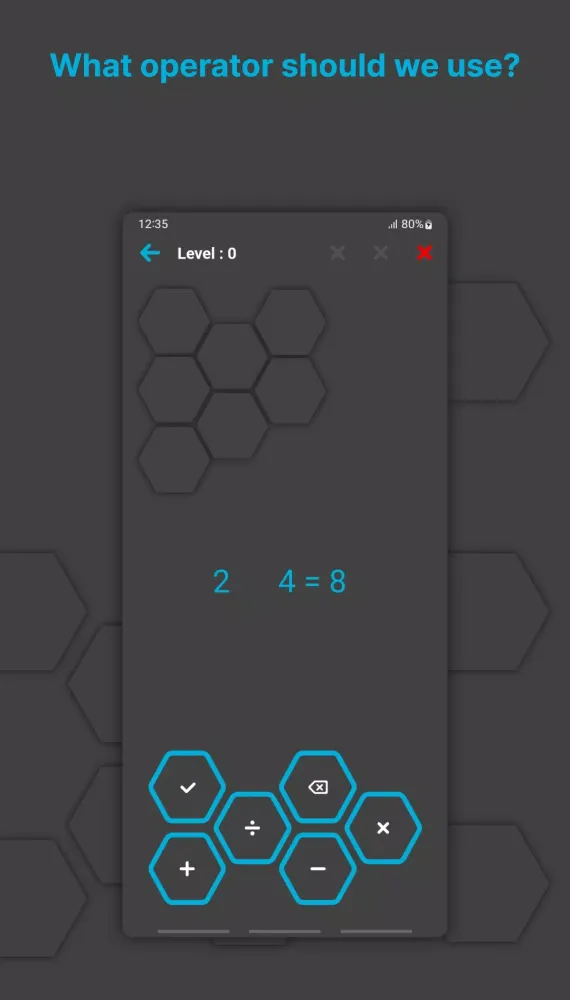 Zrzuty ekranu Brain Challenger - Math game