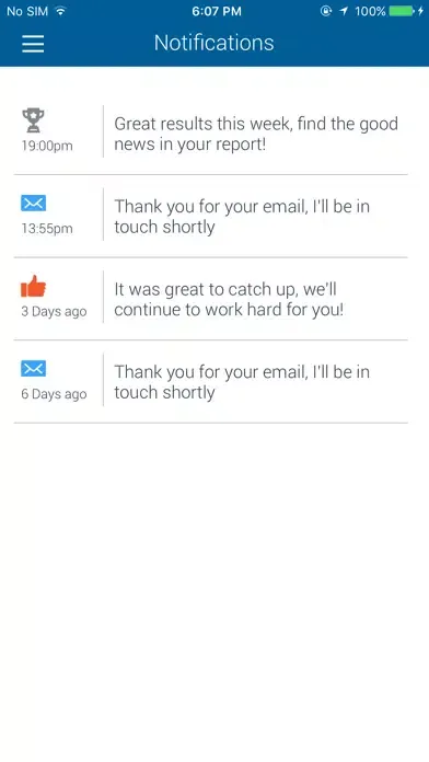 Tangkapan layar LinX App