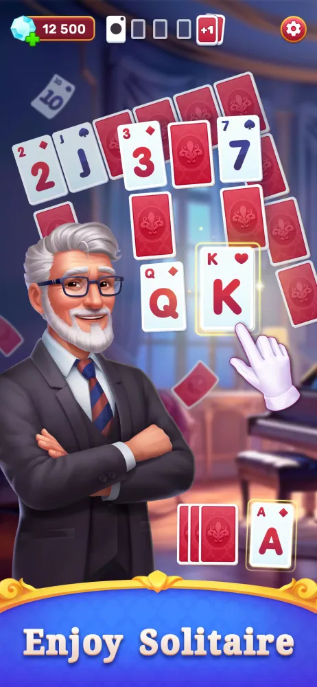 Capturas de tela do Solitaire Card & Luxury Design