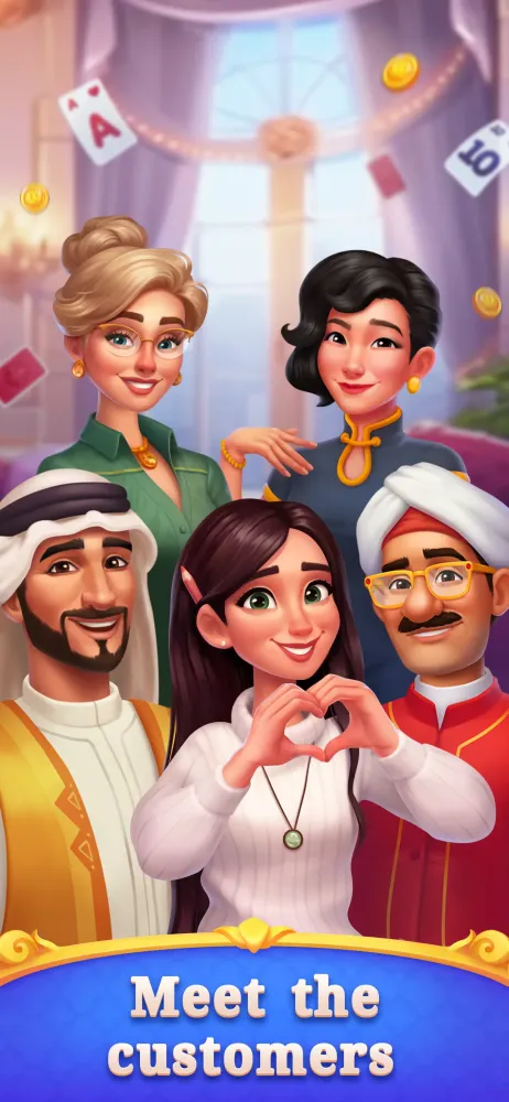 Capturas de tela do Solitaire Card & Luxury Design