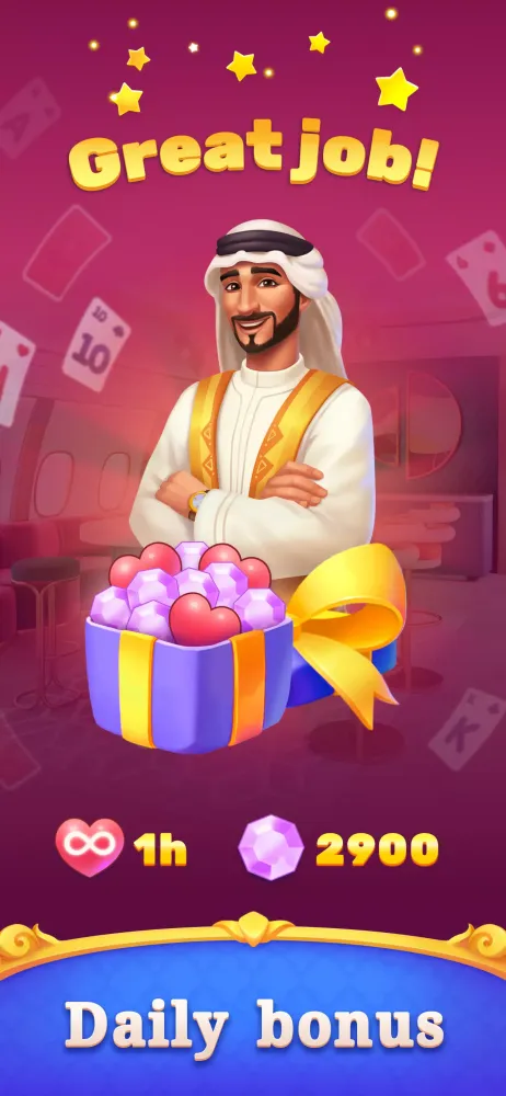 Capturas de tela do Solitaire Card & Luxury Design