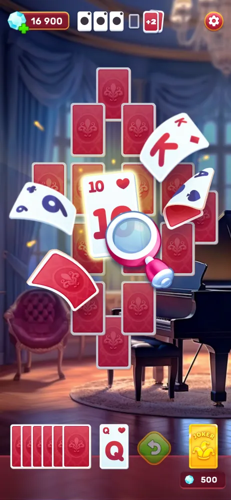 Capturas de tela do Solitaire Card & Luxury Design