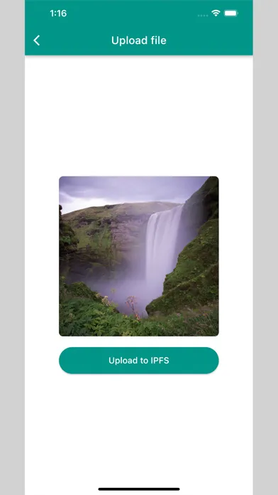 Ảnh chụp màn hình của IPFS Uploader