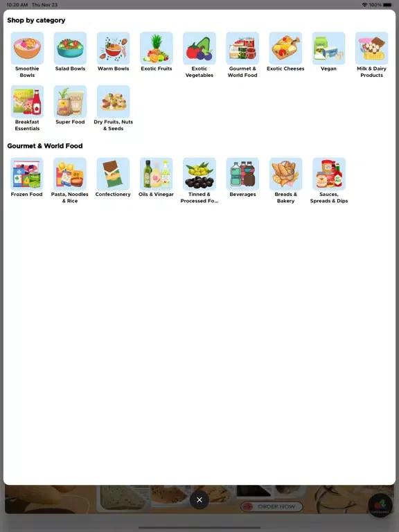 Slyce Gourmet iPad 應用截圖