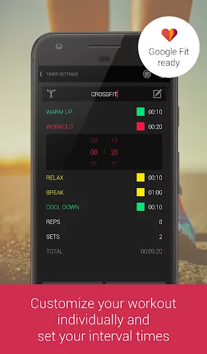 Tabata Interval HIIT Timer Screenshots