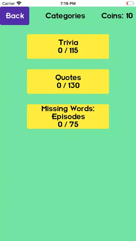 Capturas de tela do Future Drama Quiz