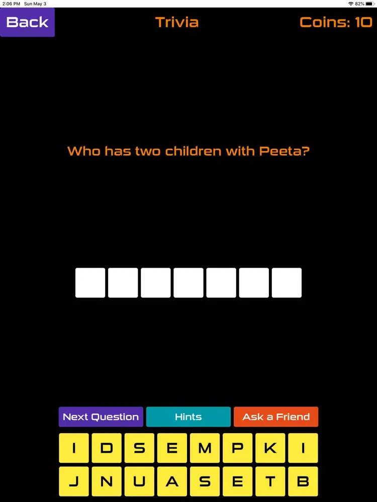 Quiz About Hunger Games iPad  स्क्रीनशॉट
