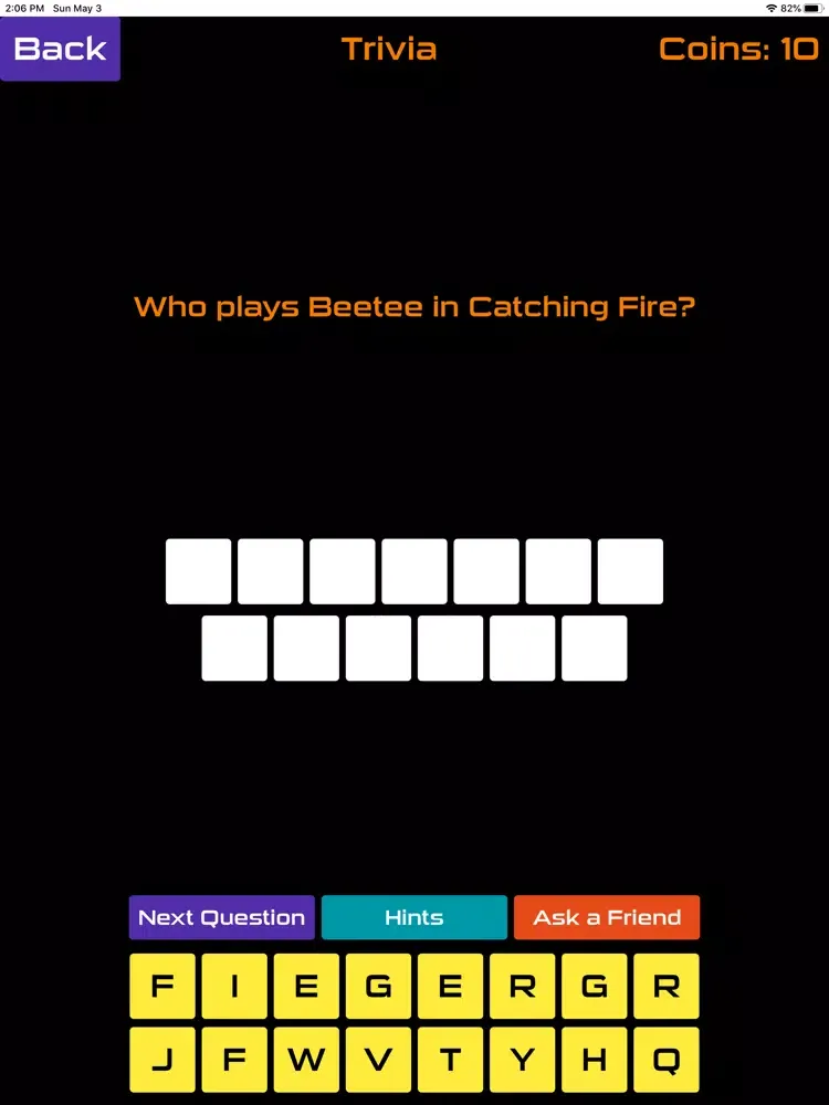 Quiz About Hunger Games iPad  स्क्रीनशॉट