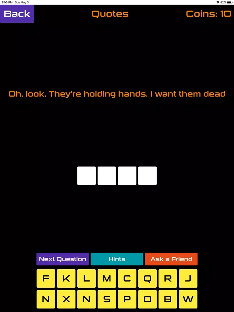 Quiz About Hunger Games iPad  स्क्रीनशॉट