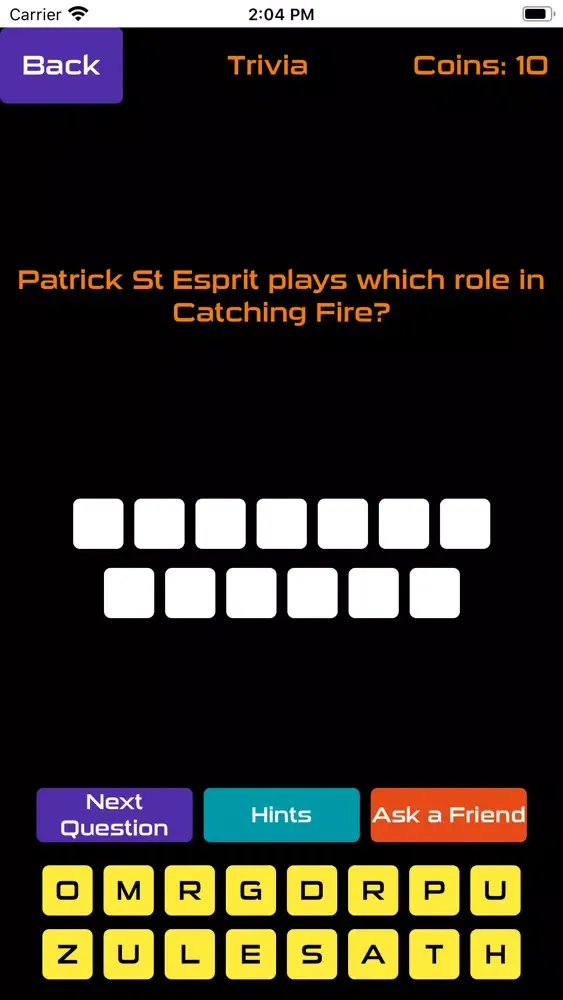 Quiz About Hunger Games स्क्रीनशॉट