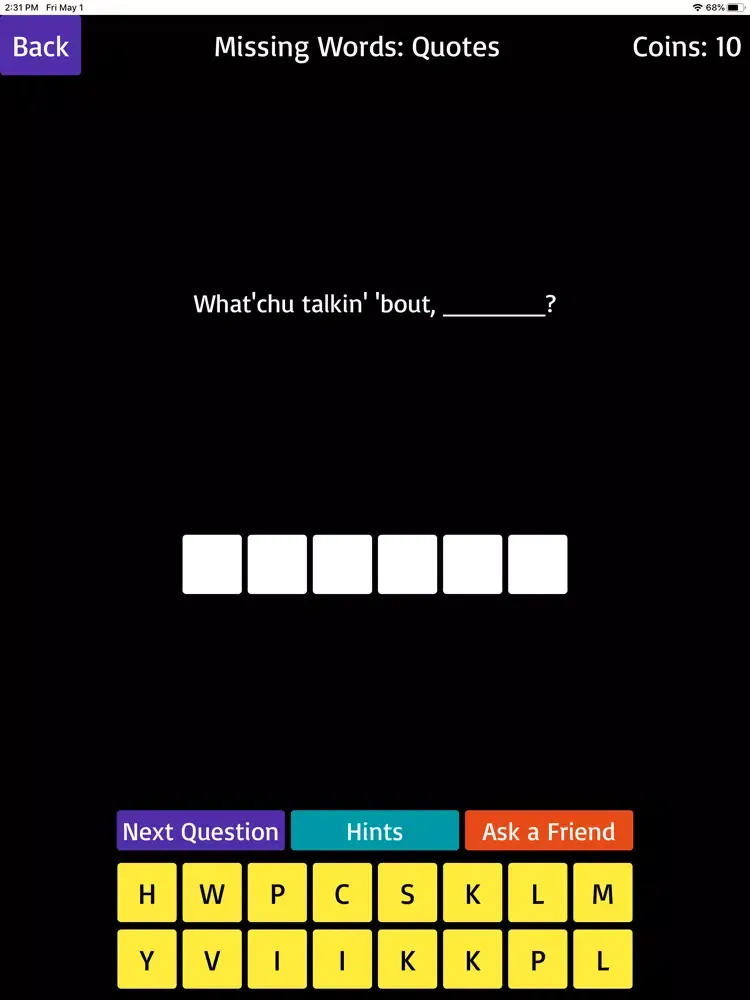 Ảnh chụp màn hình của TV Quiz - Trivia and More iPad 