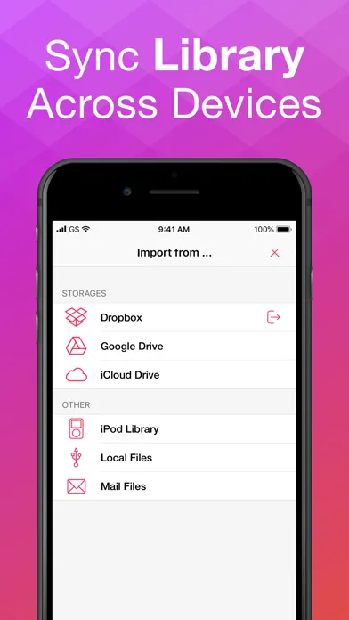 Zrzuty ekranu Music Player & Audio Books