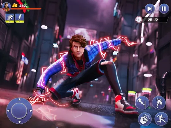 Flying Rope Superhero Fighter2 iPad  Screenshots