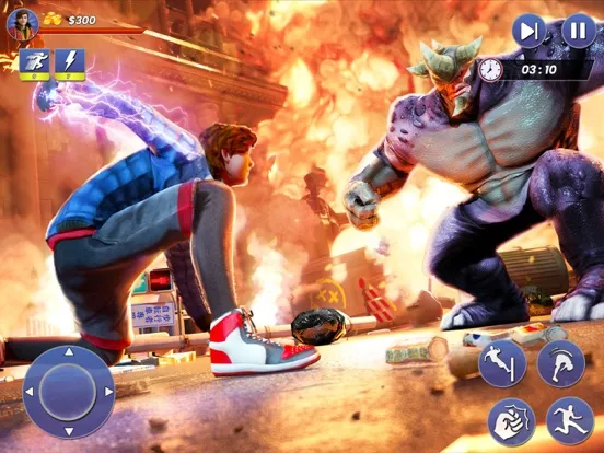 Flying Rope Superhero Fighter2 iPad  Screenshots