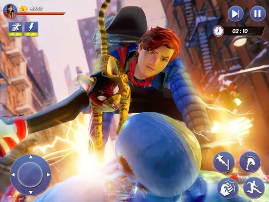 Flying Rope Superhero Fighter2 iPad  Screenshots