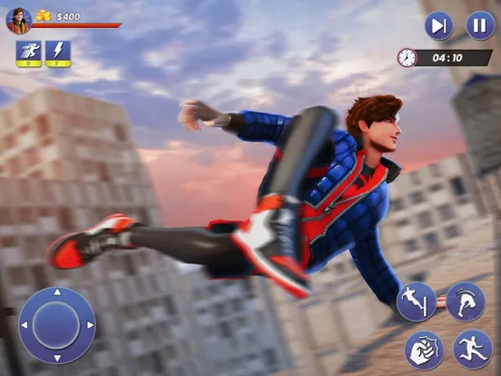Flying Rope Superhero Fighter2 iPad  Screenshots