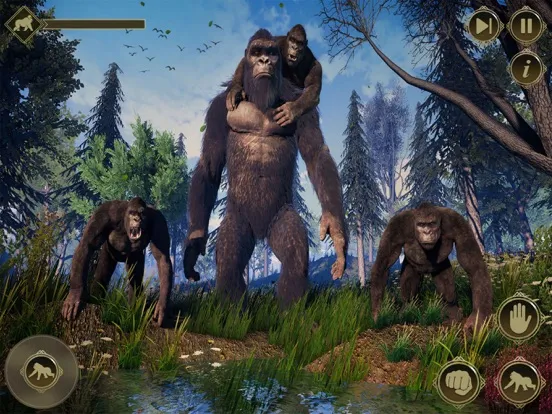 تصاویر Angry Gorilla Monster Hunt Sim iPad 