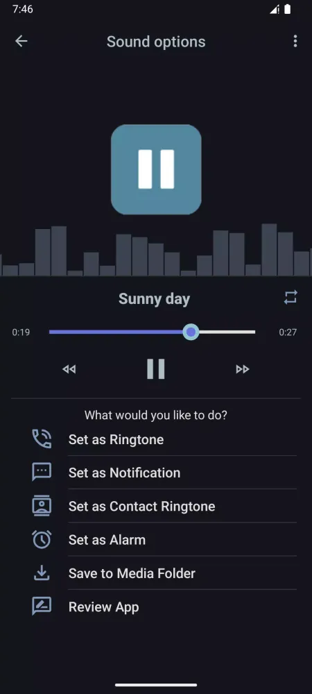 ภาพหน้าจอของ Phone ringtones
