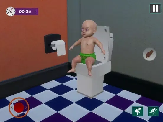 Tangkapan layar Scary Baby Horror House Games iPad 