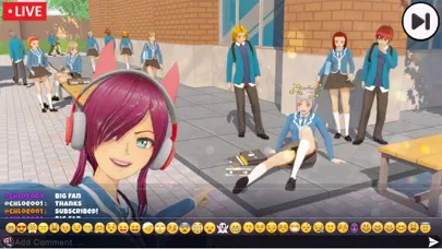 Anime High School Bad Girl Sim应用截图