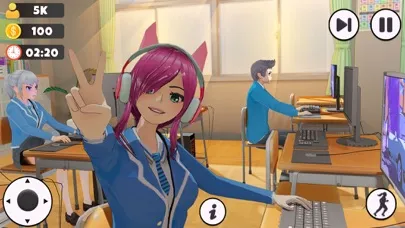 Anime High School Bad Girl Sim应用截图