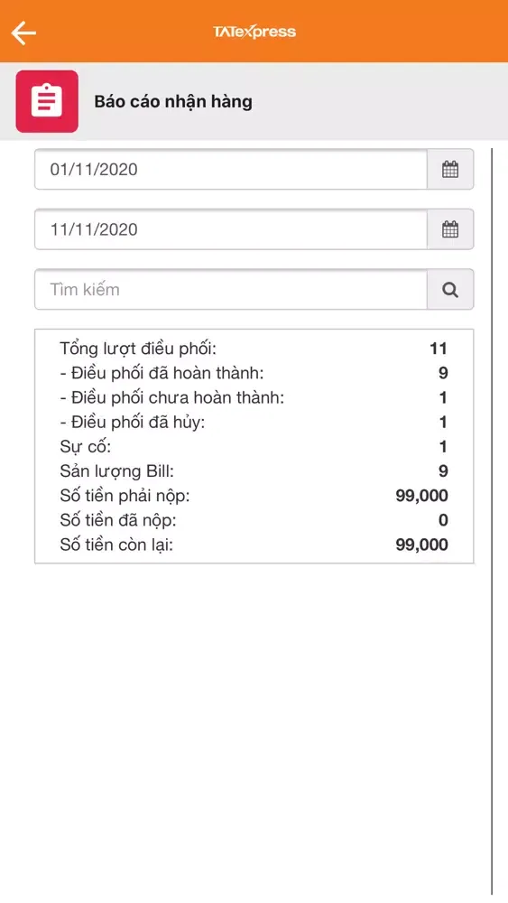 TAT Shipper Screenshots