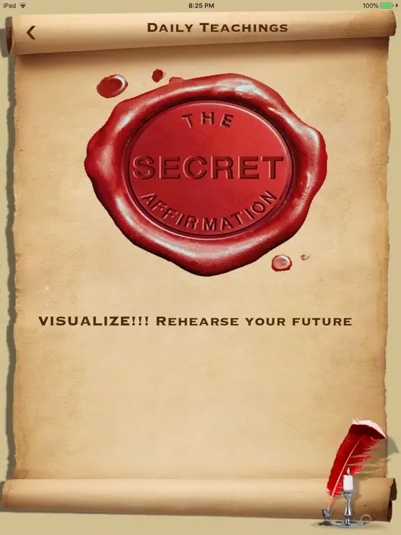 تصاویر The Secret Affirmations Money iPad 