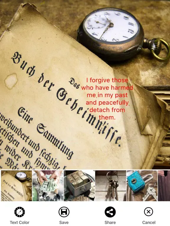 تصاویر The Secret Affirmations Money iPad 