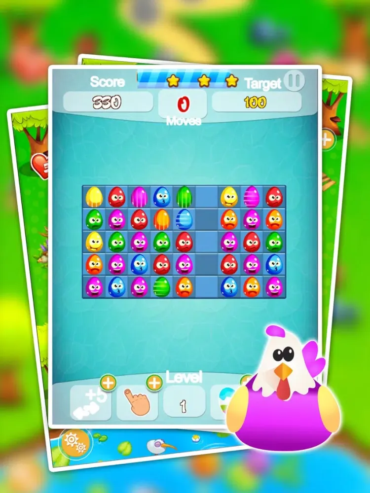 crush eggs - Eagle Baby Egg Blast iPad 应用截图