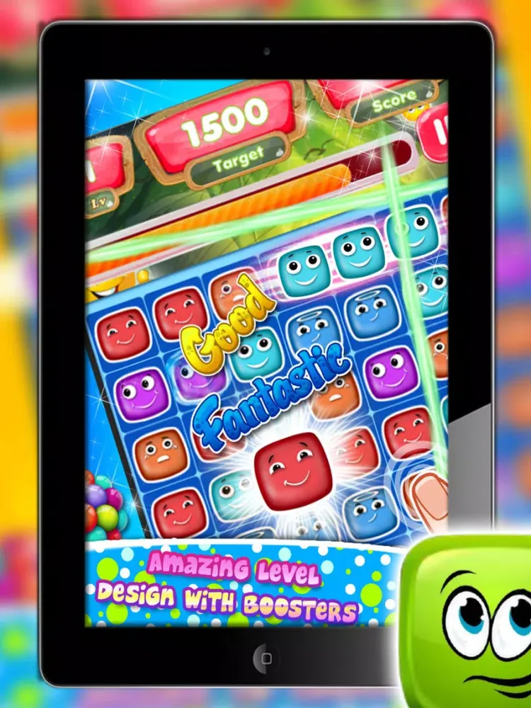 Ảnh chụp màn hình của Jelly Link Crush - Match The Jellies - Jelly Cube Pipe Link Match - Awesome Jelly Bean Link - Connect the Candies iPad 