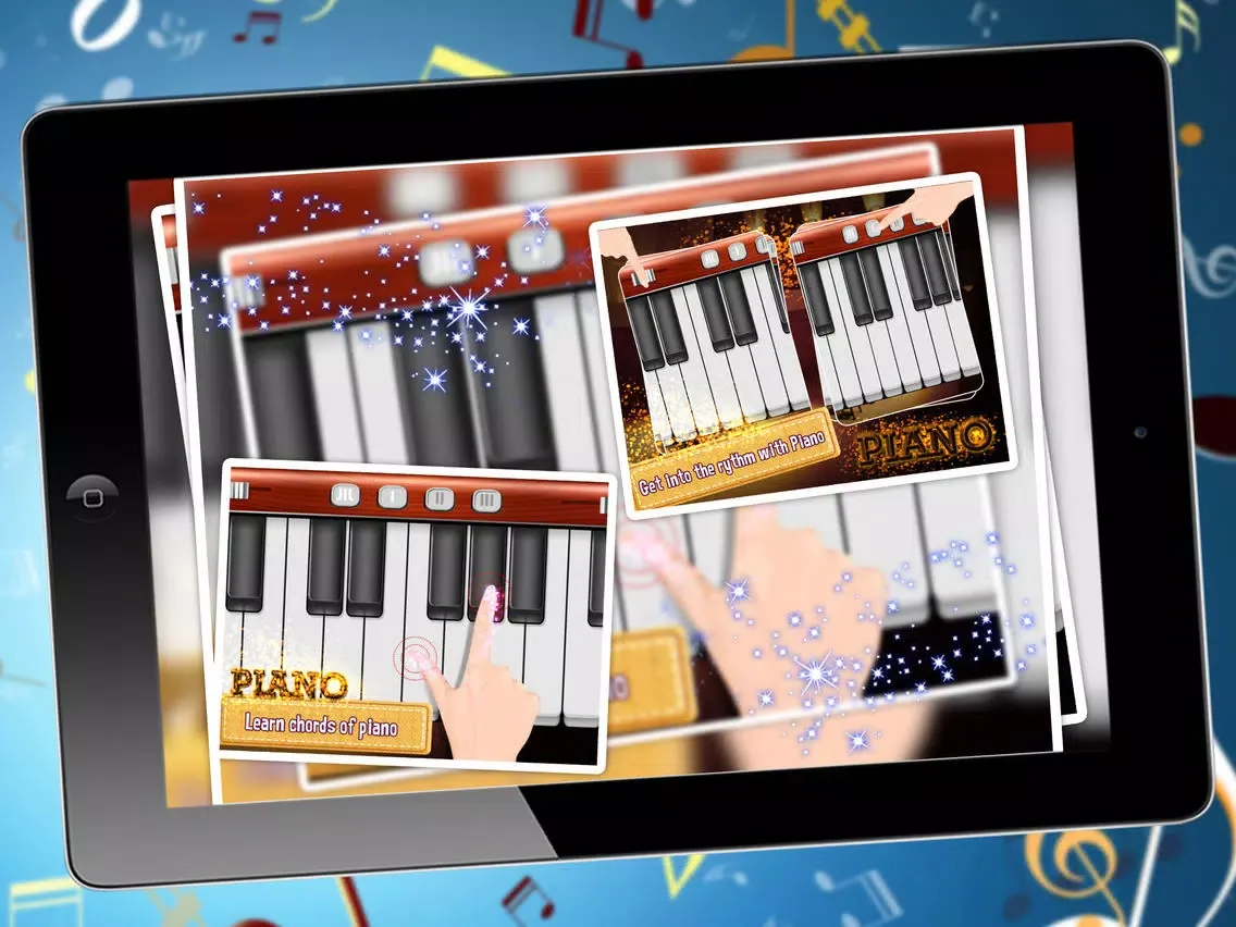 Tangkapan layar Real Piano - Musical Melody Keyboard - pocket edition iPad 