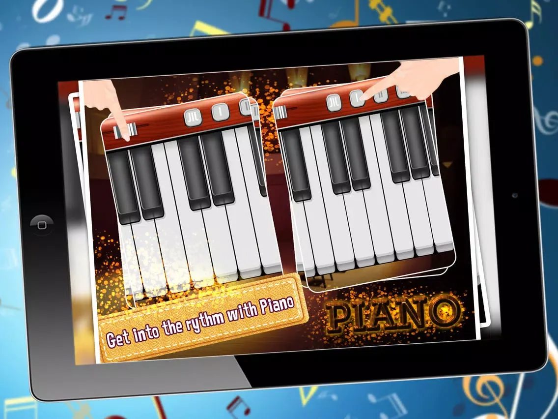 Tangkapan layar Real Piano - Musical Melody Keyboard - pocket edition iPad 