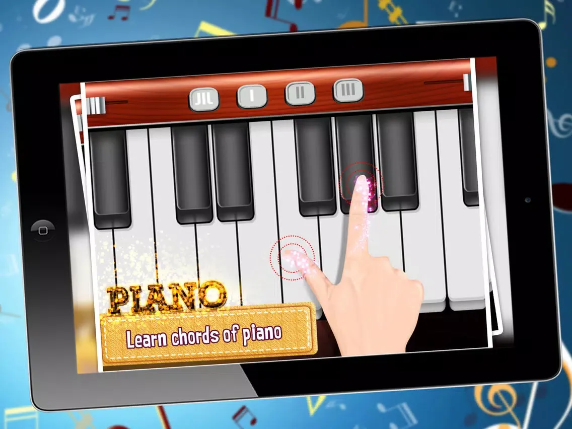 Tangkapan layar Real Piano - Musical Melody Keyboard - pocket edition iPad 
