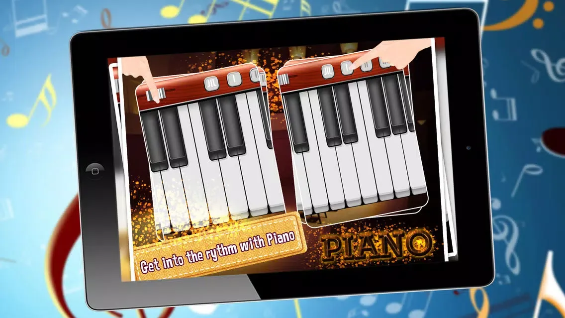 Tangkapan layar Real Piano - Musical Melody Keyboard - pocket edition