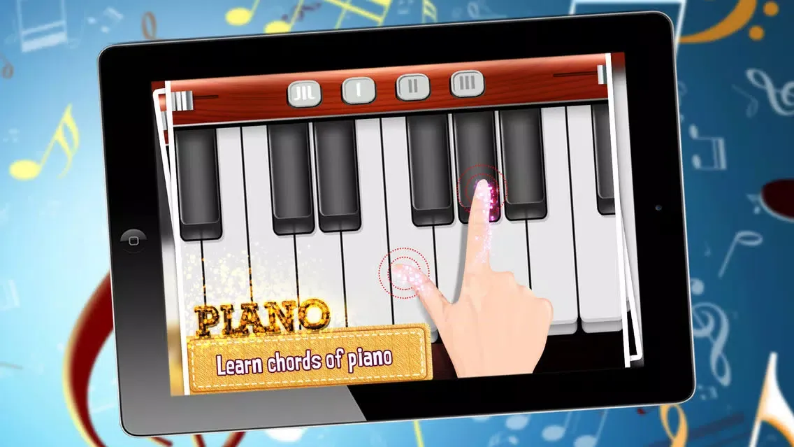 Tangkapan layar Real Piano - Musical Melody Keyboard - pocket edition