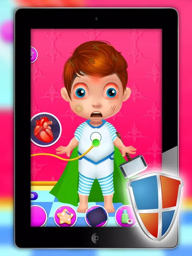 Super Girls - Dress up and make up game for kids who love fashion games - a fun free games for boys & girls iPad  Screenshots