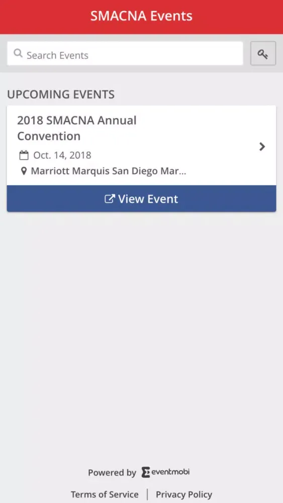 Скриншоты SMACNA Events