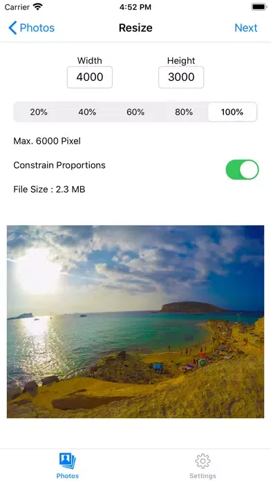Capturas de pantalla de Image Resize + Convertor