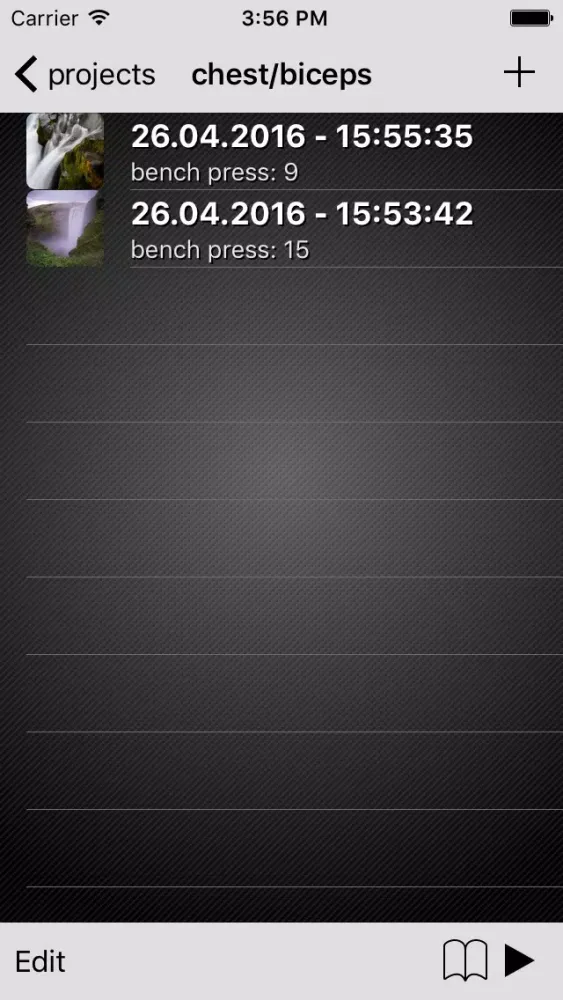 Progress It! Fitness Edition Screenshots