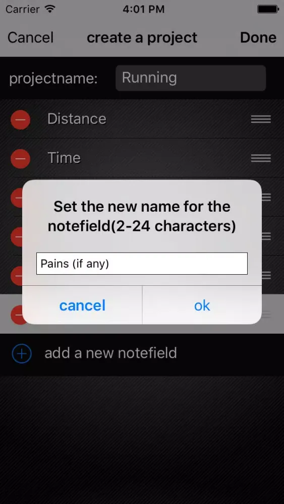 Progress It! Fitness Edition Screenshots