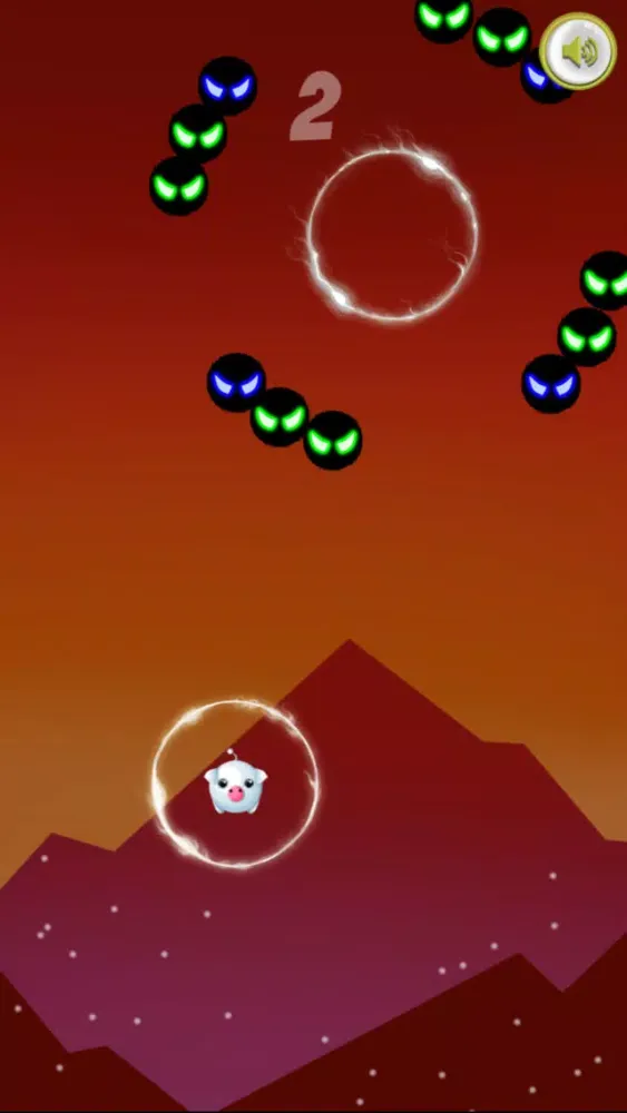 Zrzuty ekranu Piggy Jump - Dangerous Night