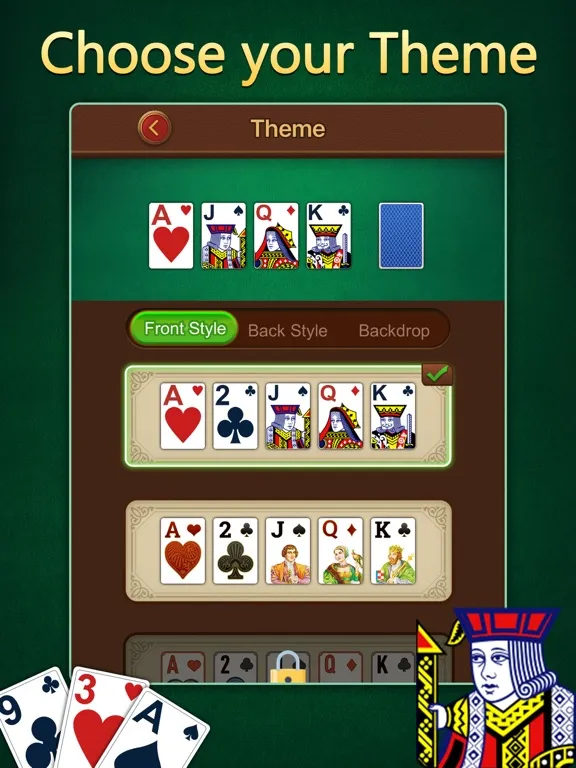 Capturas de tela do Royal Solitaire: Classic Game iPad 