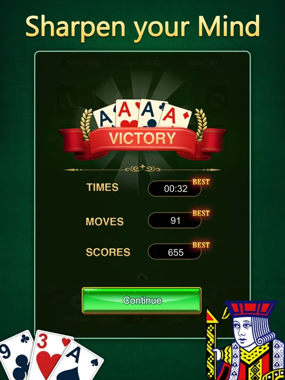 Capturas de tela do Royal Solitaire: Classic Game iPad 