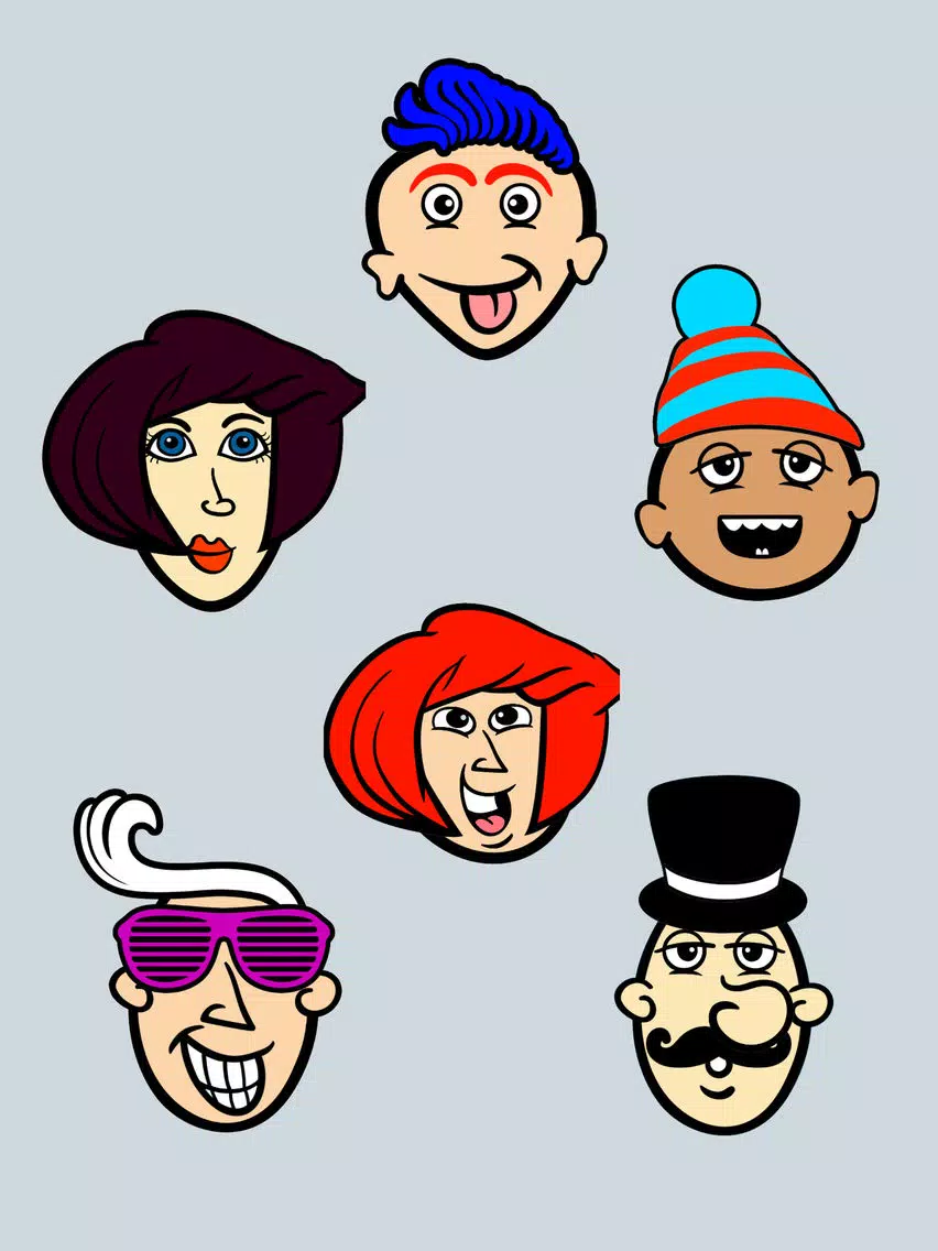 Cartoon Face Maker iPad 应用截图