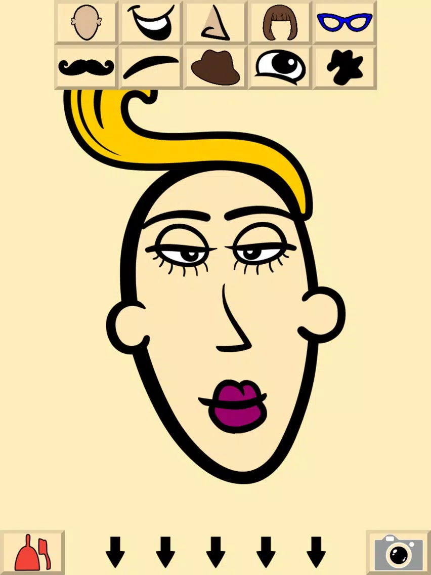 Cartoon Face Maker iPad 应用截图