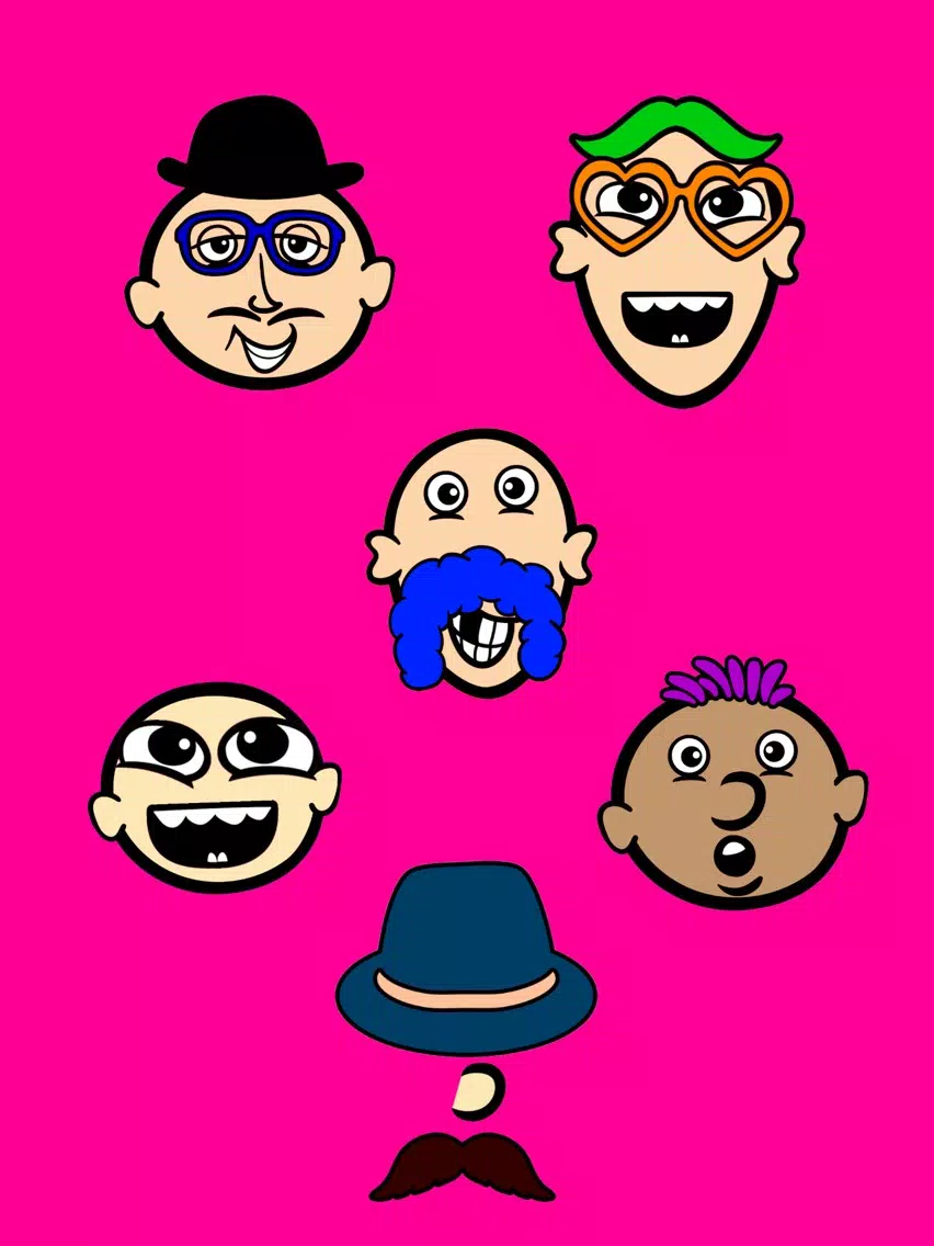 Cartoon Face Maker iPad 应用截图