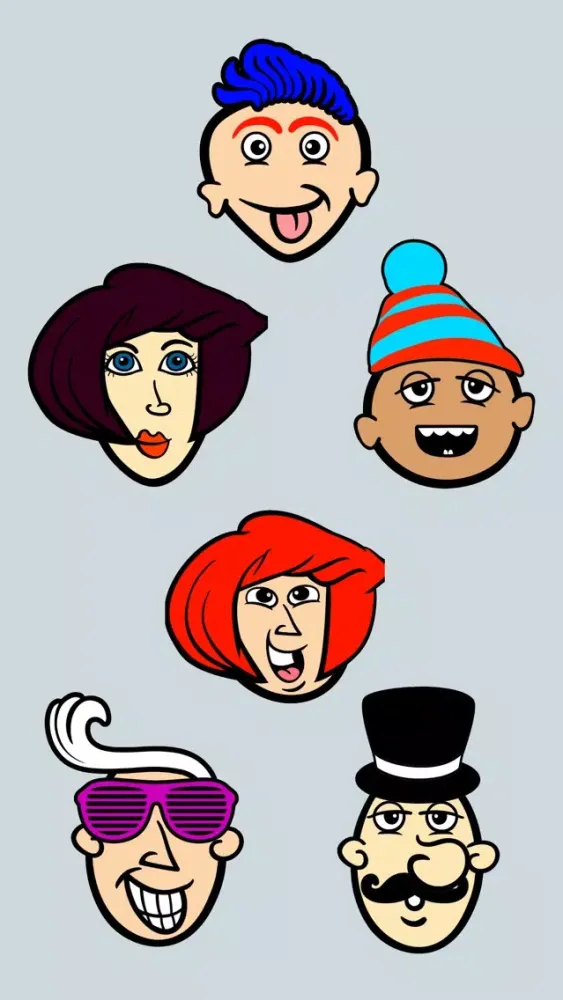 Cartoon Face Maker 스크린샷