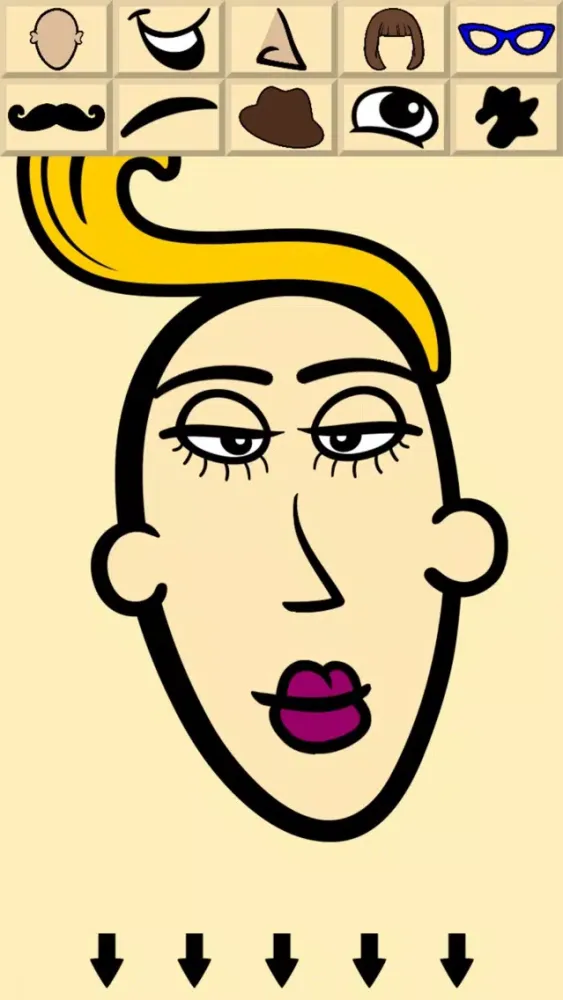 Cartoon Face Maker 스크린샷