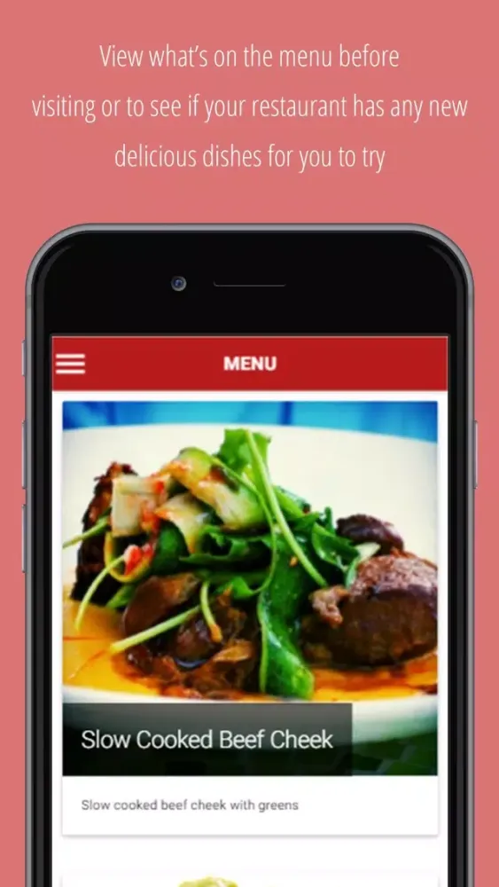 Screenshot di myRestaurant - Connect with your favorite restaurants
