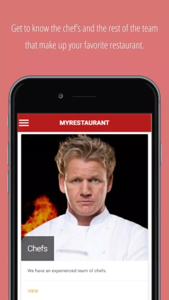 Screenshot di myRestaurant - Connect with your favorite restaurants